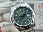 WKD Factory Rolex Datejust 3235 Movement 41mm Index Green Oyster Watch